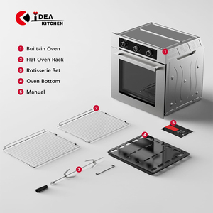 60cm Built-in Knob Digital Control Smart Single Wall Oven Steam/Convection, 4/6/9/10 Functions Built in Gas and Built-in Ovens 6 - Product Image 3