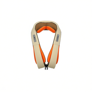 Masajeador de Cuello y Hombros Ozaki Beige con Terapia de Calor y Amasamiento, Recargable por USB para Alivio del Dolor en Casa, Oficina y Auto - Product Image 1