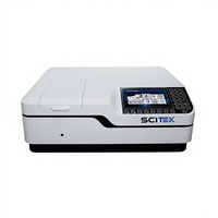 Spectrophotomètre UV-VIS à double faisceau SCITEK avec écran tactile capacitif couleur / écran LCD couleur, lampe flash au xénon, photodiode en silicium pour laboratoire