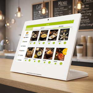 OEM Custom <b>10</b>.1 <b>Inch</b> Restaurant Self Ordering Kiosk POE NFC <b>Android</b> Payment <b>Tablet</b> for Fast Food Chain - Product Image 1