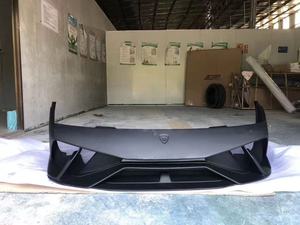 Avec <span class=keywords><strong>Lamborghini</strong></span> Gallardo LP550 LP560 LP570 Carbon Fiber Body Kit LP550 Upgraded P Track Style Front Bumper Rear Bumper Spoiler - Product Image 6