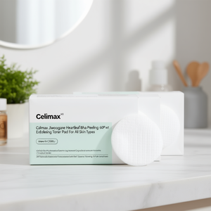 Celimax Jiwoogae Heartleaf Bha Peeling Pad 60P Set Exfoliating Toner Pad For All <b>Skin</b> Types - Product Image 3