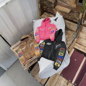 เสื้อฮู้ดผู้ชายแบบซิป สไตล์บ็อกซี่ ผ้าหนา 450 กรัม ทรงโอเวอร์ไซส์ ผ้าหนัก 500 กรัม ลุคทำเก่า ล้างสีแบบแอซิดวอช ผ้าฝ้าย 100% ซับในแบบเรียบ - Product Image 2