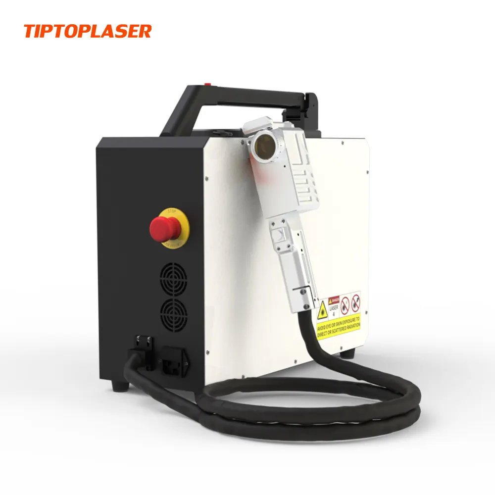 TIPTOPLASER lazer metal yüzey temizleme makinesi pas sökücü lazer pas kaldırma temizleme makinesi boru metal temizleme aracı