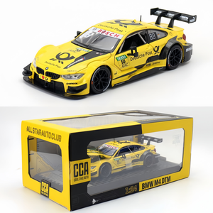 Modèle réduit 1:24 Red Bull BWM M4 DTM voiture de rallye en métal imprimé Jouets de voiture en métal Décoration Ornement Coche Modelo Del Metal collection d'exposition - Product Image 1