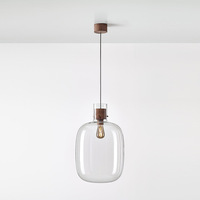 Suspension en verre pour fond de salon moderne et simple Barre lumineuse nordique design pour hôtel Lustre pour bouteille en verre de bar
