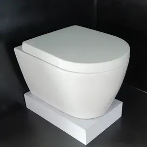 המחיר הטוב ביותר אמבטיה ללא מסגרת עיצוב קיר תלוי אסלת מלכודת p קרמיקה אסלה בב"ש חתיכה אחת הסתיר משתין אסלה