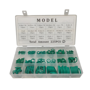 225PC 18 lưới màu xanh lá cây cao su O-ring Xe Điều hòa không khí máy nén con dấu hiệu quả con dấu cho hiệu suất tối ưu - Product Image 1