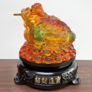 2024 nuevas artesanías de resina Rana invitando a <span class=keywords><strong>la</strong></span> fortuna sapo dorado decoración cajero <span class=keywords><strong>Bar</strong></span> buena suerte sapo de tres pies regalo de apertura - Product Image 6