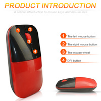 Usine directe 3D USB sans fil Mini souris optique droitier vente chaude pour l'utilisation de l'ordinateur de bureau