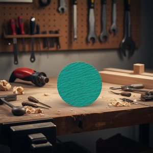 Disque abrasif en zirconium grain 80 avec support auto-agrippant pour ponçage - Product Image 3