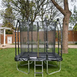 Zoshine <span class=keywords><strong>Trampoline</strong></span> rectangulaire en maille PVC de haute qualité Happy Play pour garçons et filles Utilisation en plein air Mousse d'acier en plastique sûre et bon marché - Product Image 1