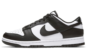 Chaussures de skate respirantes à lacets Dunk Low Retro Blanc Noir Panda pour hommes, en cuir, semelle extérieure en caoutchouc - Product Image 1
