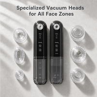 Appareil professionnel d'hydrothérapie faciale, nettoyeur de pores, aspirateur pour points noirs avec fonction chaud et froid pour salon de beauté et usage domestique