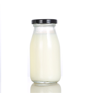 卸売 200ml 250ml 300ml 500ml 1リットル 豆乳用ガラス瓶 蓋付き - Product Image 2
