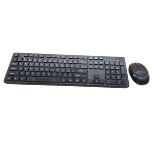 คีย์บอร์ดไร้สาย OEM รัสเซีย ขนาดเต็มรูปแบบ Teclado คีย์บอร์ดเมมเบรนตามหลักสรีรศาสตร์ 104 ปุ่ม คุณภาพดี คีย์บอร์ดและเมาส์ไร้สาย - Product Image 1