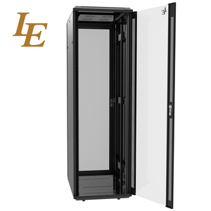 Gabinete de Servidor de Red con Marco de Aluminio Perfilado de 19 Pulgadas LE con Ventilador y PDU - Product Image 2