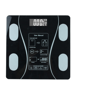 Balance connectée numérique OEM avec écran LED, balance personnelle intelligente en verre avec connectivité Bluetooth via application, capacité de 180 kg - Product Image 1
