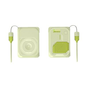 Batterie externe portable 5-en-1 colorée 22,5W à charge rapide 10000mAh, sans fil 15W, étanche, avec prise CA interchangeable - Product Image 2