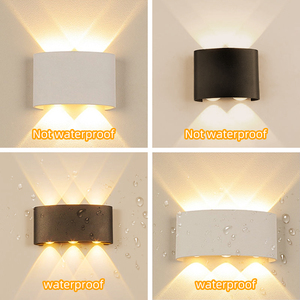 6W per interni/esterni decorativo antico impermeabile in alluminio Plug in a <span class=keywords><strong>parete</strong></span> applique Led <span class=keywords><strong>lampada</strong></span> <span class=keywords><strong>da</strong></span> <span class=keywords><strong>parete</strong></span> Led applique applique - Product Image 5