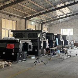 픽업트럭 플랫베드 캠퍼 폴딩 캠퍼 트레일러 아웃도어 오프로드 캠핑 캐러밴 4x4 RV 캠퍼 럭셔리 여행 트레일러 - Product Image 6