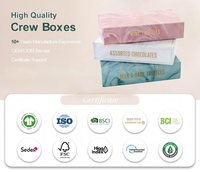 Boîtes cadeaux en carton rigide magnétique portables vertes pour chocolats avec séparateur et poignée, boîtes de mariage vides personnalisées