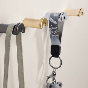 Nordic Style Round <b>Wall</b> <b>Hooks</b> For Coat Hat Bag Rust Resistant Door Mounted <b>Hook</b> K658 Black Bright Gold Nickel Brushed - Product Image 1