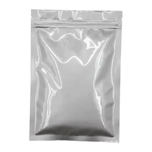 Feuchtigkeit barriere 3 Seiten dichtung Sachet Aluminium verpackungs beutel Aluminium folie Reiß verschluss beutel Aluminium verpackungs beutel