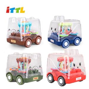 ITTL Little Gear Truck Toy Vehicle Car Custom Inertia Baby Small Pullback Road Car Toy - Product Image 5
