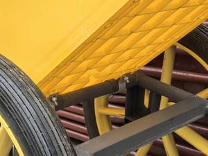 Durable Heavy Duty 26 Inch Solid Rubber Wheel Barrow Wheel Puncture Proof <strong>Flat</strong> Free Wheel Construction Site Trolley <strong>Cart</strong> - Product Image 4