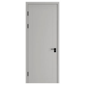 Porta interior luxuosa moderna da madeira maciça para apartamentos escritórios impermeável insonorizada com superfície terminada projetada para quartos - Product Image 2