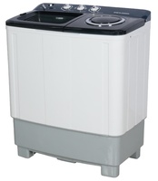 Ventes d'été Machine à laver semi-automatique à double cuve luxueuse de 13 kg avec couvercle de cuve de séchage