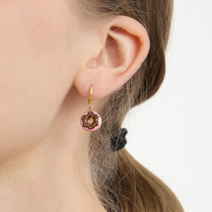 Pendientes con diseño de comida, de acero inoxidable, con diseño de donut, gofre y pretzel, para mujer, joyería de moda. - Product Image 2