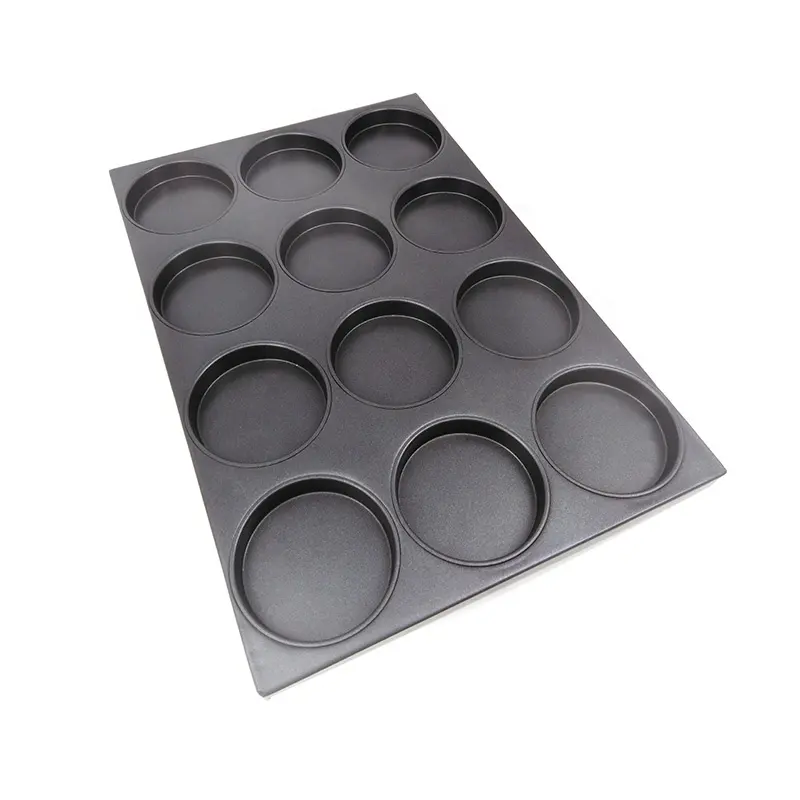 Non-stick Hamburger Bakplaat/Aangepaste Grootte Muffin Tray/Muffin Pan Omelet Recept