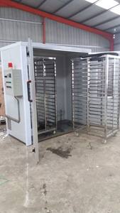 Individuelle Größe Edelstahl-Rotationsofen Bäckerei-Schutztrockengestell, Backwagen mit Speiseträgern, Blechdose-Wagen - Product Image 2