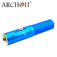 ARCHON V10S II Lampe de plongée portable 1200 lumens, lampe torche étanche à 100 m avec lumière sous-marine 6500K, lampe de plongée 18650