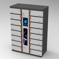 Estación de Carga con Contraseña para iPad, Tablets, Celulares y Teléfonos Móviles, con 7, 11, 16, 24 y 32 Puertos, de 30W, 45W y 65W