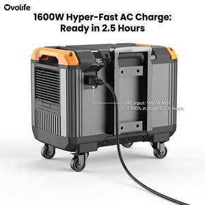 3000W 2688Wh 2.5H Fast Charging Battery for ProfessionalOff-grid Use OVO-T30 <b>Solar</b> <b>Generator</b> Portable Power Station 3000W Steady - Product Image 5