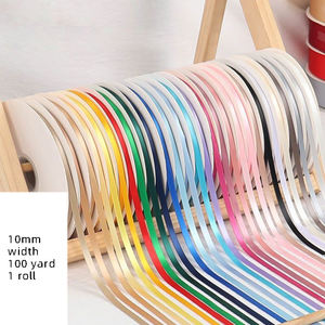 CSMD Fabricant Chinois quantité minimale de commande 10 Rouleaux En Gros Prêt À Expédier 100 Yards Polyester 10mm <span class=keywords><strong>Ruban</strong></span> <span class=keywords><strong>Rose</strong></span> pour La Décoration De Gâteau D'<span class=keywords><strong>anniversaire</strong></span> - Product Image 4