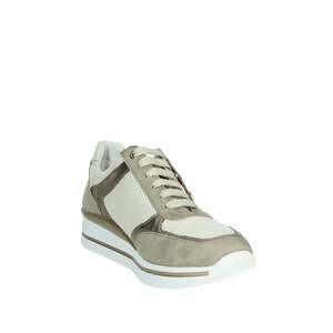 Cinzia Soft Donna Sneakers Beige Oro Chaussures tendance en toile pour femmes - Product Image 4