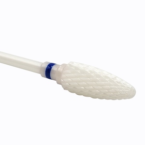 Fraise à ongles en céramique en forme de balle, coupe croisée, pour élimination de gel, usage manucure, outil électrique pour nail art à domicile ou en salon - Product Image 4