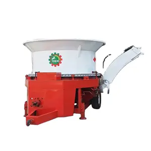 Small Electric Hay Corn Cob Straw grinding mill with 65HP tractor for Animal Feed