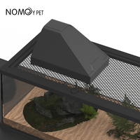Nouveau design de luminaire Reptile Double support de lampe abat-jour inclinable pour terrariums de reptiles