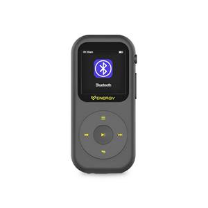 Lecteur MP4 pratique (16 Go, technologie Bluetooth, radio FM intégrée, carte Micro SD 128 Go) Gris - Product Image 4