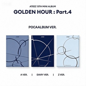 ATEEZ 13ème mini-album GOLDEN HOUR Part.4 POCA Album K-pop Platform Photocard Atiny Officiel Merch KQ Entertainment Sortie 2025 - Product Image 3