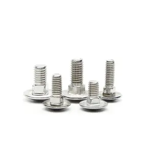 Wholesale Standard Stainless Carriage Bolts Round Head DIN603 Carriage Bolt For Solar Mounting Solar Panel Screw