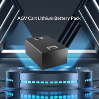 LiFePO4 baterai AGV 12.8 v-72 V 2000 siklus BMS baterai Lithium pintar dapat komunikasi AMR Forklift RV kendaraan listrik