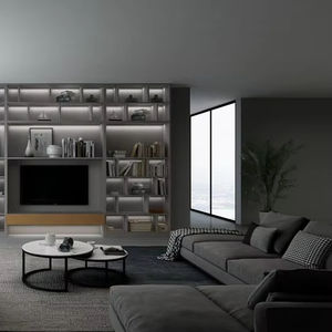 Panneau en mélamine Bright Vibe 12 mm <span class=keywords><strong>blanc</strong></span> <span class=keywords><strong>brillant</strong></span> pour la décoration de petits espaces, réflexion lumineuse - Product Image 1