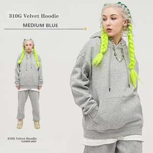Nouvelle collection hiver : Sweat à capuche zippé unisexe, style urbain neutre, double poche, coupe oversize, veste de sport décontractée - Product Image 5
