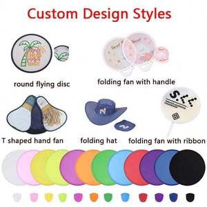 Abanico Plegable de Nailon con Impresión UV Personalizada, Juguete Flexible y Portátil para Aliviar el Estrés, con Logotipo Personalizado y Diseño de Dibujos Animados para Regalos Promocionales - Product Image 5